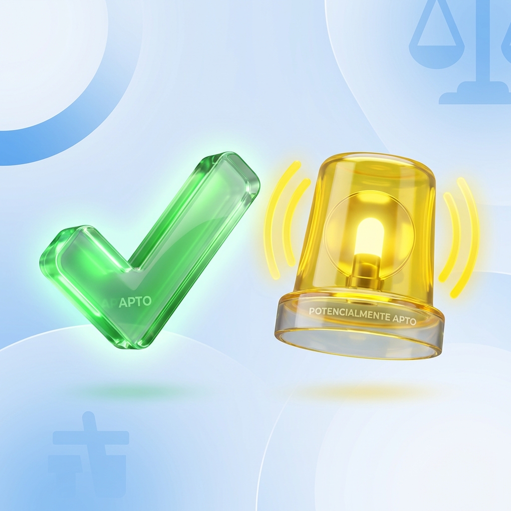 Comparativa Apto vs Potencialmente Apto